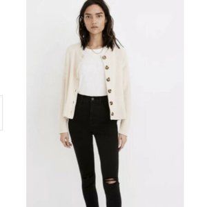 Madewell Broadway Cardigan Sweater White M